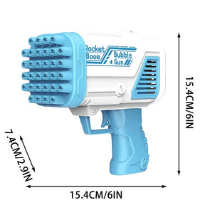 Electric Bubble Bazooka – 32-Hole Bubble Gun