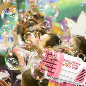 Electric Bubble Bazooka – 32-Hole Bubble Gun