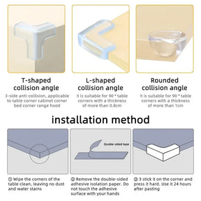 SafeEdge Clear – Transparent Corner Protectors